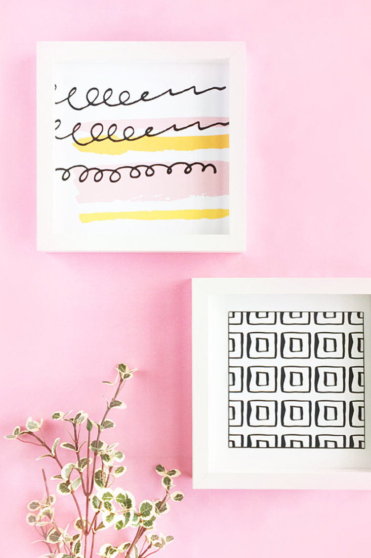 DIY Pastel Abstract Wall Art on Maritza Lisa - Create your own pastel abstract art with this easy DIY & Crafts tutorial - click through for the how-to!
