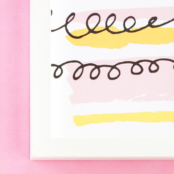 DIY Pastel Abstract Wall Art on Maritza Lisa - Create your own pastel abstract art with this easy DIY & Crafts tutorial - click through for the how-to!