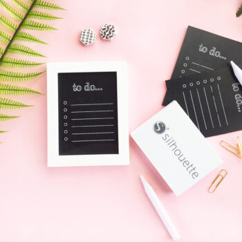 DIY Mini Framed Chalkboard To Do List - Head over to Maritza Lisa to check out Silhouette's September Mystery Box and what to make with it!