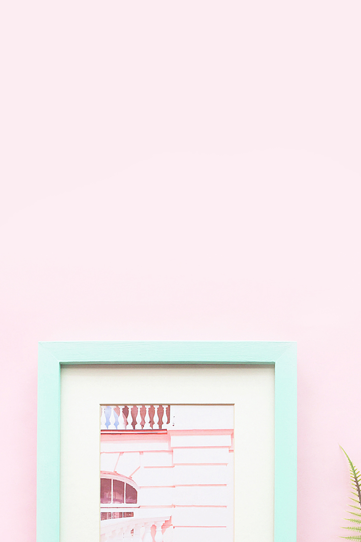 Easy DIY Pastel Picture Frames - Maritza Lisa: If you love pastels as much as I do, give your walls or shleves a quick and easy refresh with this tutorial.