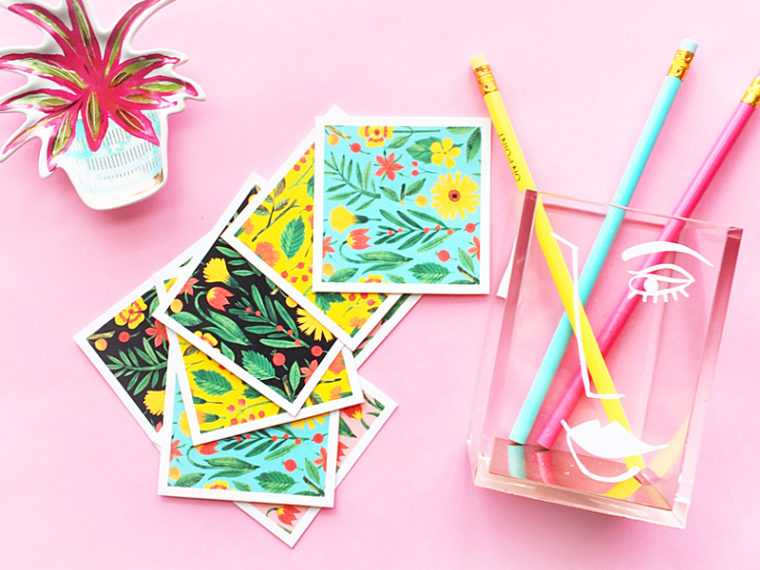 Easy Pretty DIY Botanical Notecards on Maritza Lisa - Make your pretty floral stationery with this quick and easy tutorial! #diy #tutorial #stationery #crafts #floral