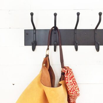 DIY Home - Entry Wall Update on Maritza Lisa - Stikwood is a peel and stick product that we used to quickly update a wall in our entryway.