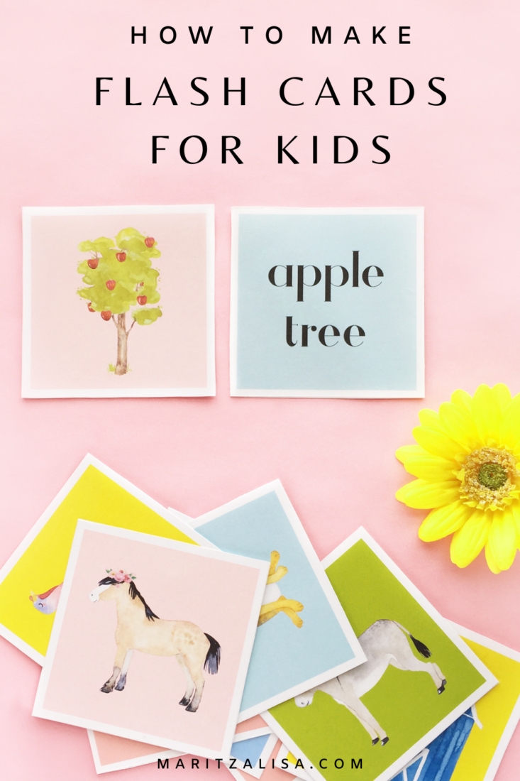 How To Make Flashcards For Kids