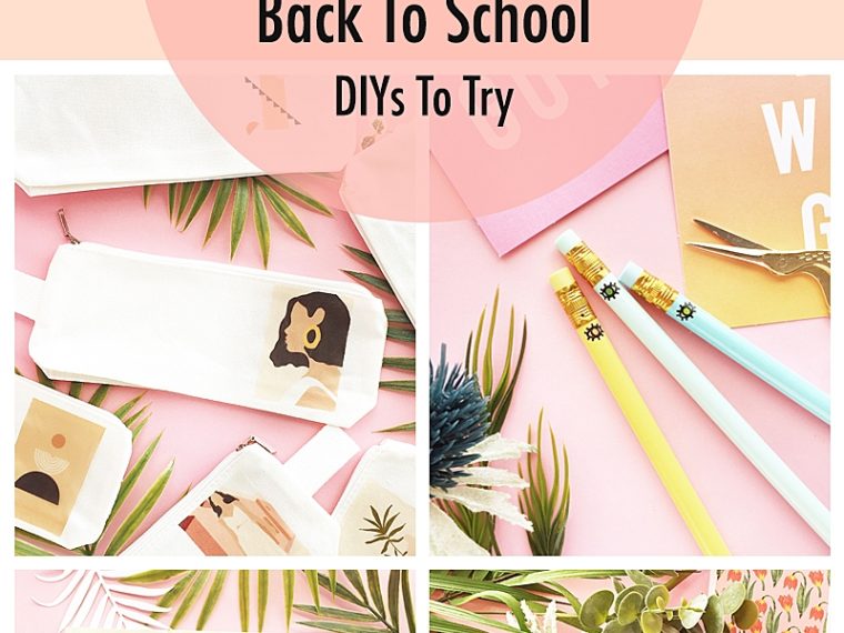 4 Modern Back To School DIYs To Try - Tutorials on how to make modern stationery for school, your desk or office! #diy #crafts #tutorial #backtoschool #backtoschooldiy #school #office #diyStationery