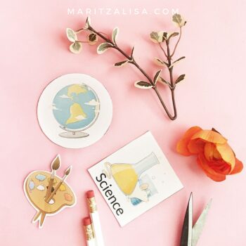 How To Make Your Own Stickers - In this tutorial I show you 3 Ways to make your own DIY Stickers by hand and with a Silhoutte Cutting Machine