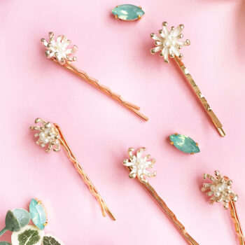 Want to make some on trend hair pins? This super easy and quick tutorial will have you wearing these Vintage Pearl Hair Pins in no time!