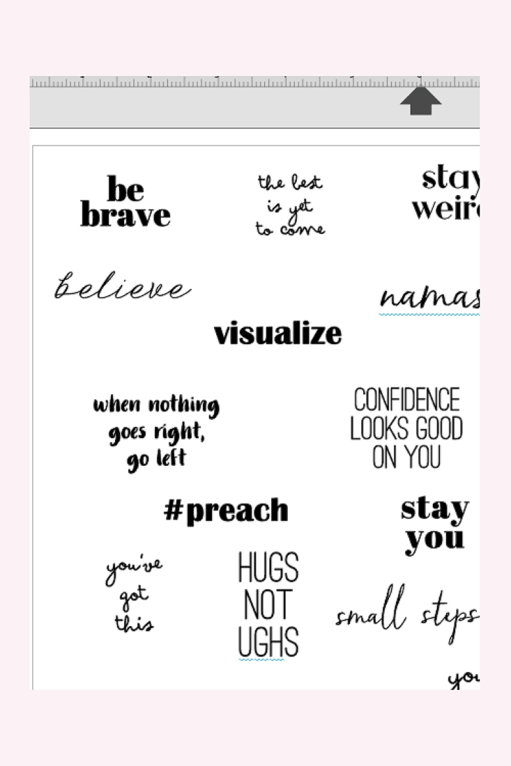 How To Make DIY Stickers With Inspirational Quotes - Maritza Lisa