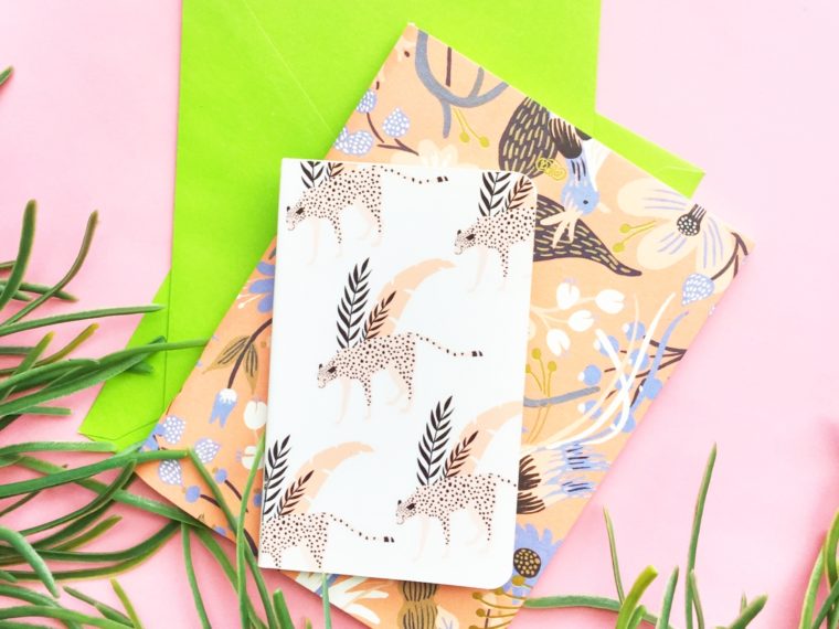 DIY Notebook Cover - Looking for DIY Notebook Cover Ideas? This tutorial shows you how to use cute jungle images on your notebook using temporary tattoos!