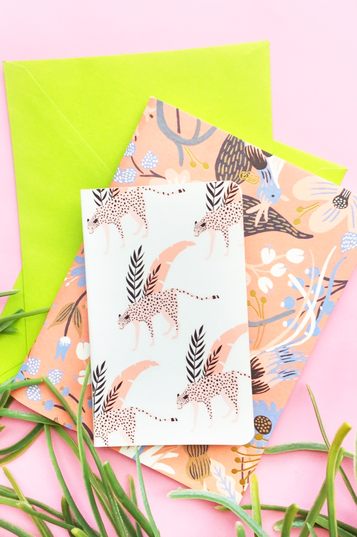 DIY Notebook Cover - Jungle Pattern on Maritza Lisa