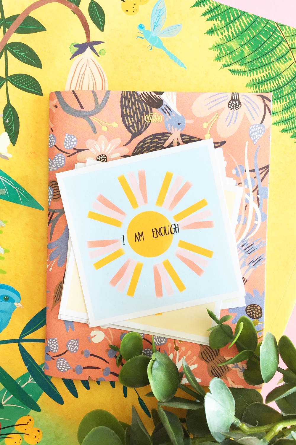 DIY Affirmation Cards - This tutorial shows you how to make your own printable affirmation cards with a free download!