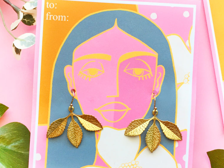 DIY Earrings As Gifts - In this tutorial, I will show you how to make super easy earrings as handmade gifts with a free download!