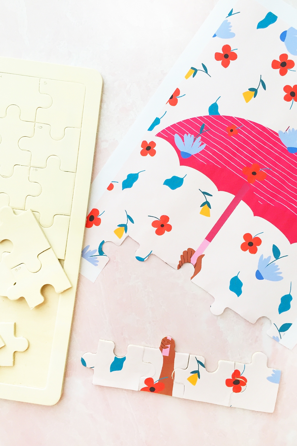 How To Make A DIY Puzzle With Artwork - Maritza Lisa